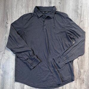 Travis Mathew Dark Gray Polo Shirt